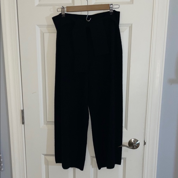 The Moth by Anthropologie Black Knit Wide-Leg Pants - Picture 5 of 7